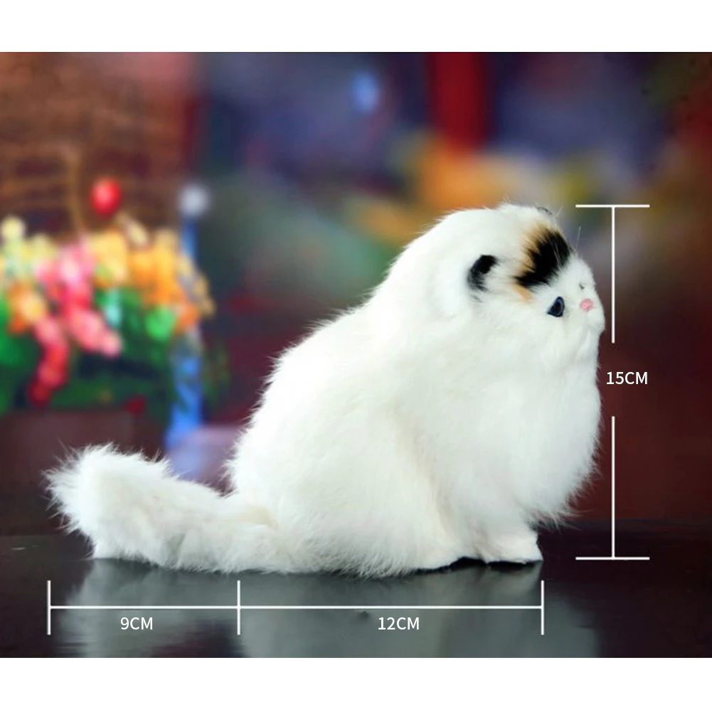 Забавная имитация кошки Милая электронная плюшевая игрушка Домашние животные куклы мягкие животные украшения играть Интерактивная мятая звуковая модель щенок