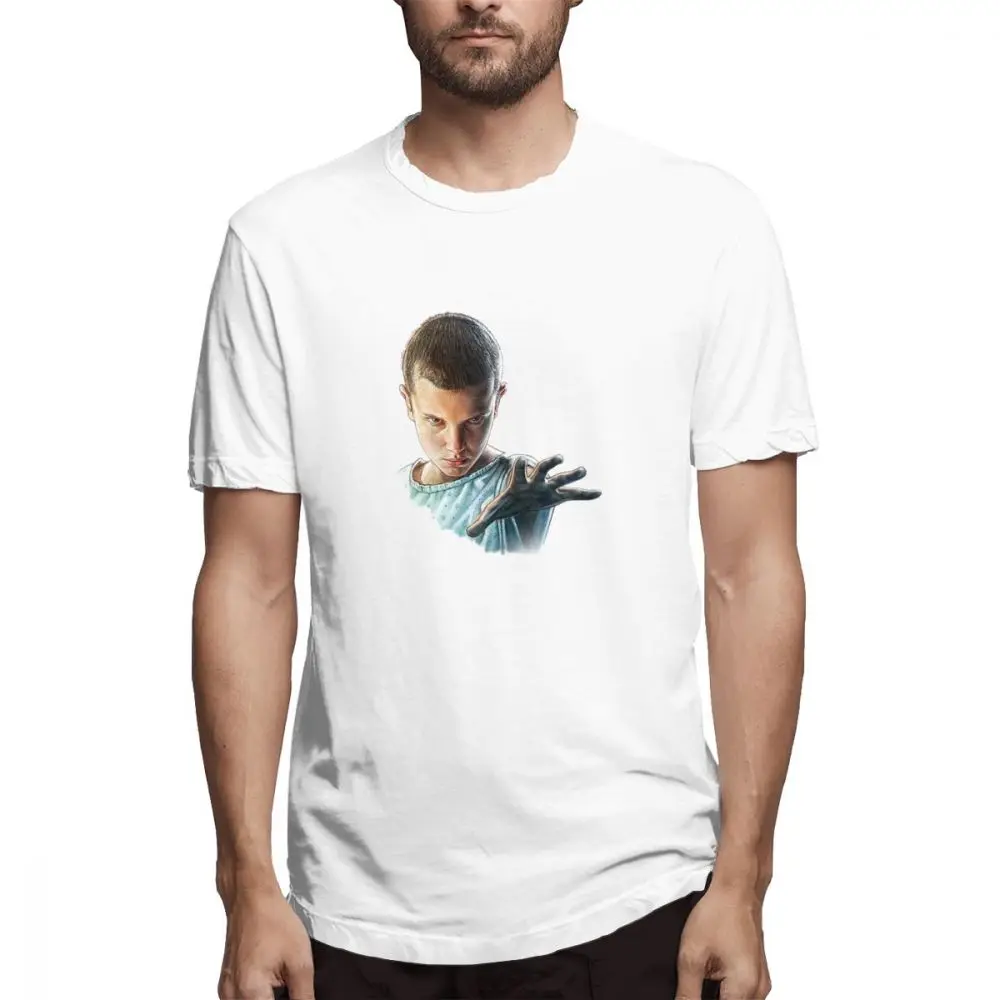 

Men T-Shirts Summer Men's Short Sleeve T-shirt Casual Cotton Eleven Stranger Things printing t shirt men tee shirt Fun 5XL