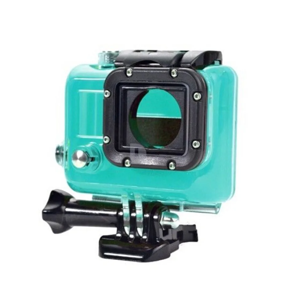 Подводный 45 м водонепроницаемый Дайвинг Корпус чехол для GoPro Hero 3/3+/4 камеры водонепроницаемый прочный и прочный