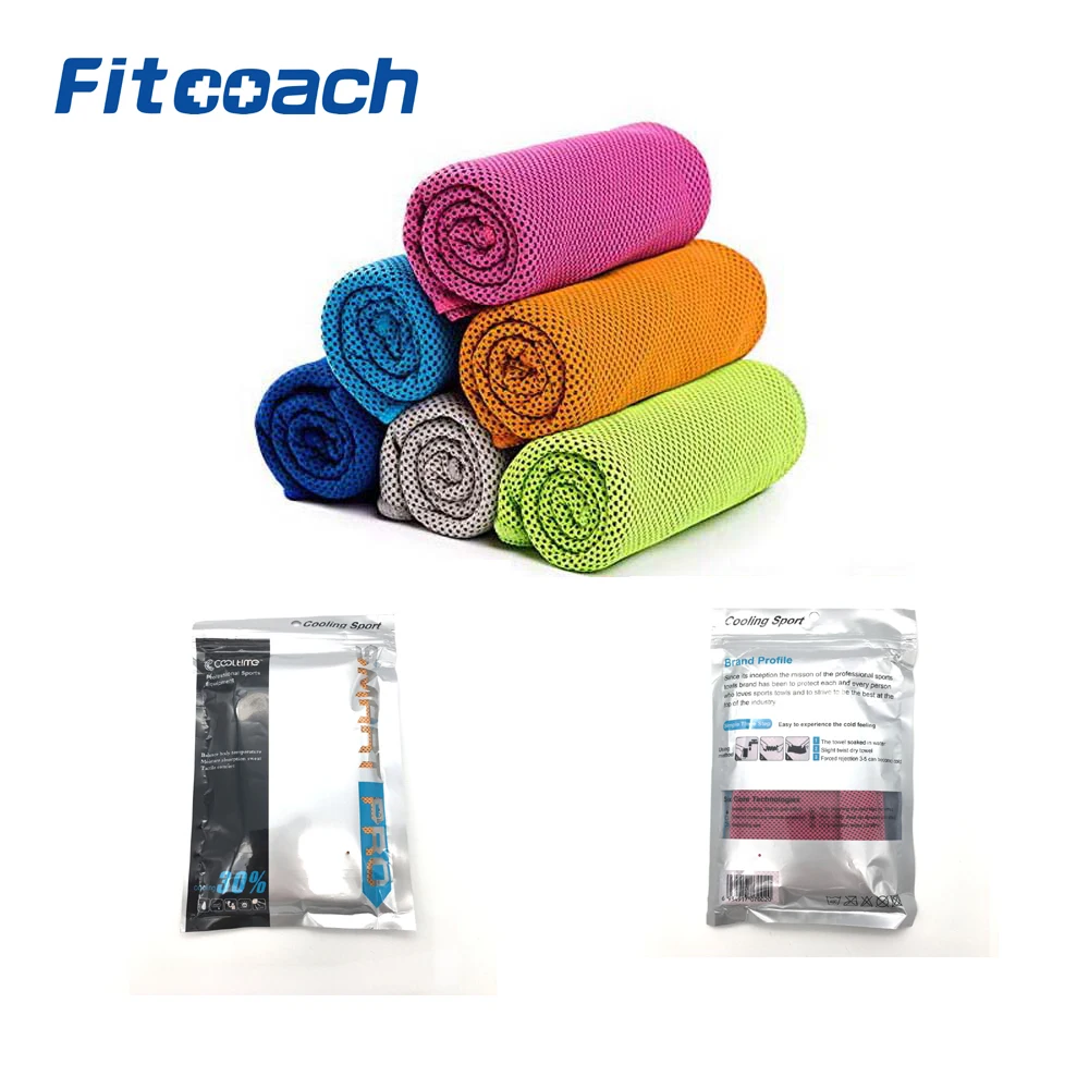 

Cooling Towel for Instant Relief, Reusable Sweat-Absorbent Super Soft Towel for Sports, Workout, Fitness, Swimming, Gym.