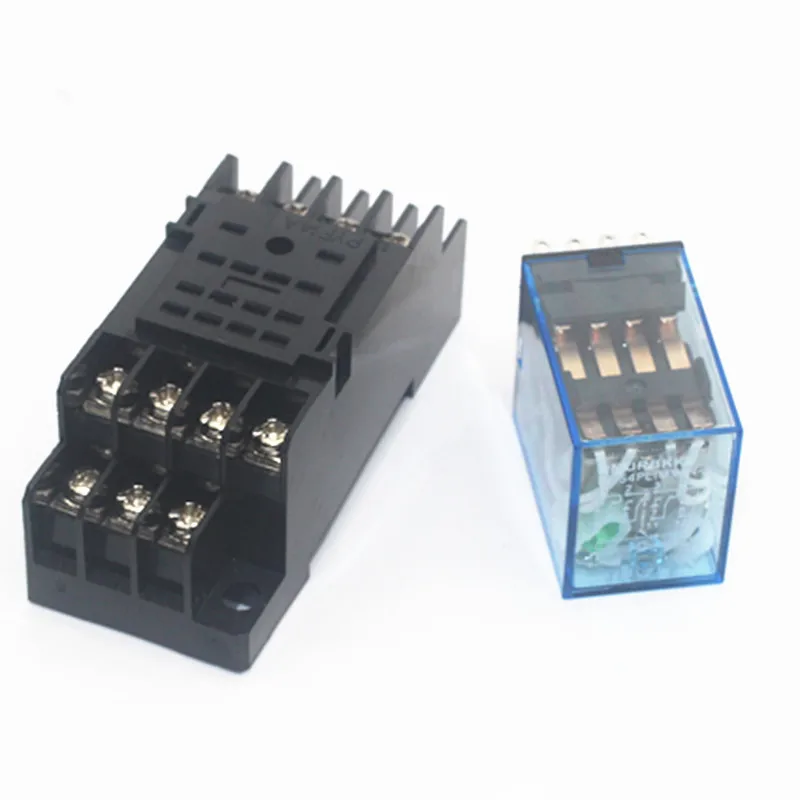 conjunto bobina dc eletromagnetica rele de uso geral com base em miniatura 02