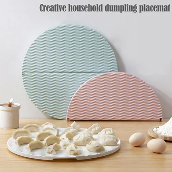 

Food Organizer Non-slip Dumplings Tray Foldable Space Saving Non-Stick Bun Baking Pastry Tray