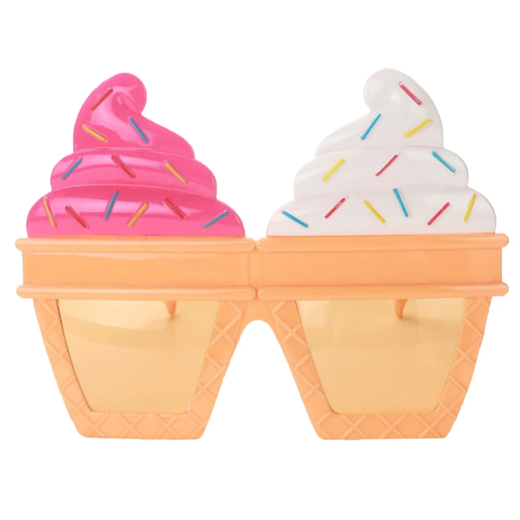 Праздничный дизайн мороженого солнцезащитные очки для отдыха костюм очки для глаз реквизит для фото вечеринок