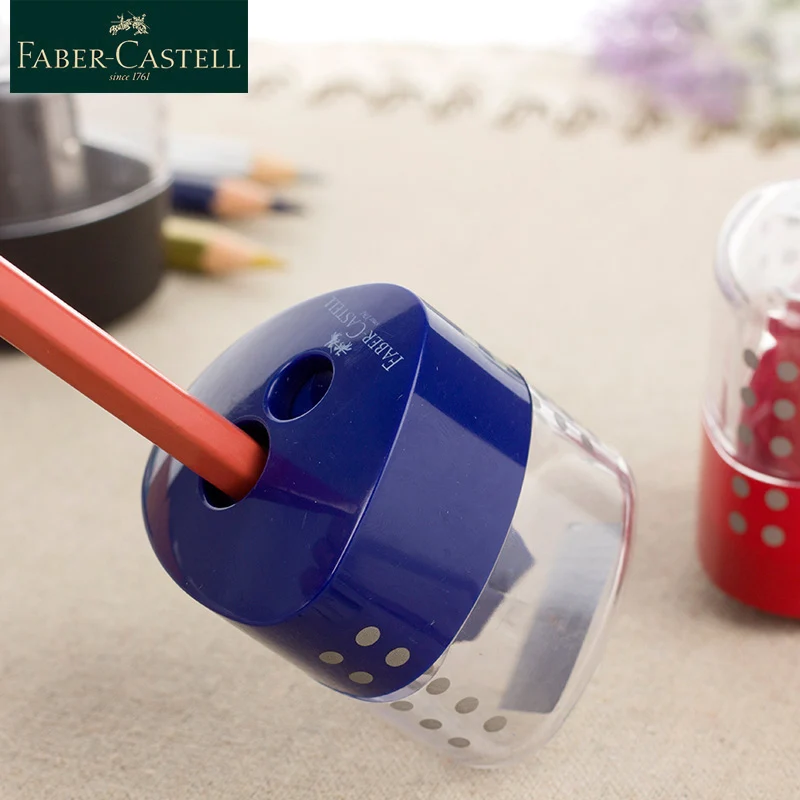 Faber Castell 1831 точилки для карандашей Резак Sacapuntas два отверстия точилка школьные