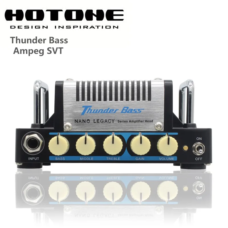 Hotone Nano Legacy Thunder Bass 5 Вт мини усилитель бас гитара на основе Ampeg SVT|guitar amplifier head|amplifier