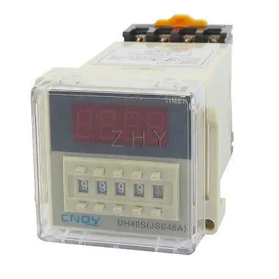 

DH48S-2ZH Power on Time Delay Relay 8-Pin DPDT 0.01S-9999H AC/DC36V w Socket