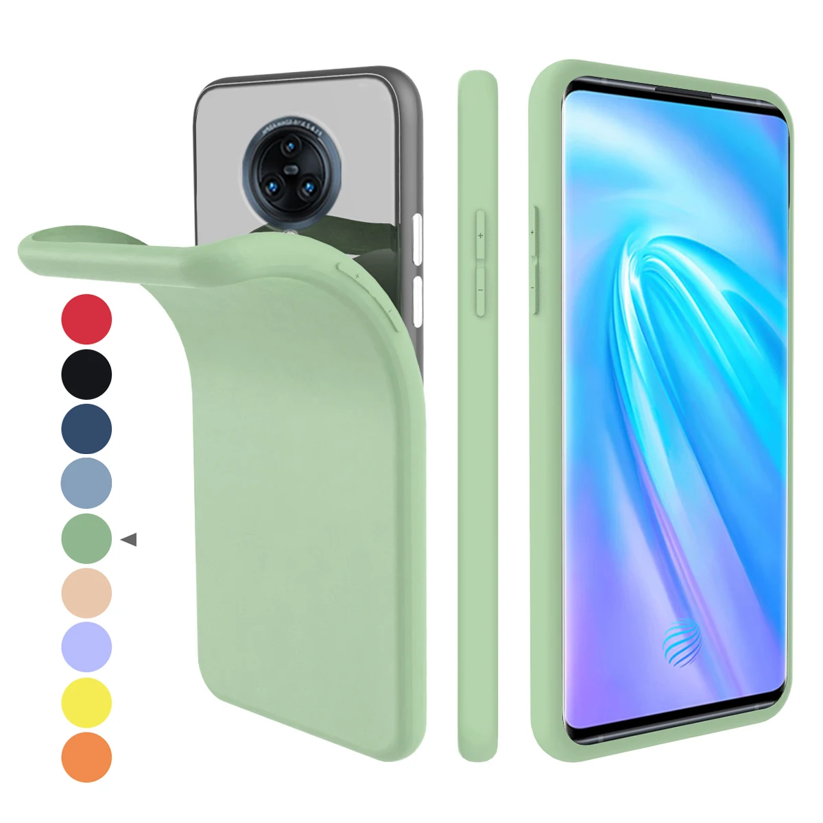 ДЛЯ Vivo NEX 3 задний Чехол тонкий мягкий ТПУ чехол для телефона Встроенный бархатный