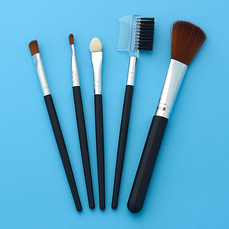Кисти для макияжа 5 шт./лот кисти нанесения теней основы бровей подводки ресниц