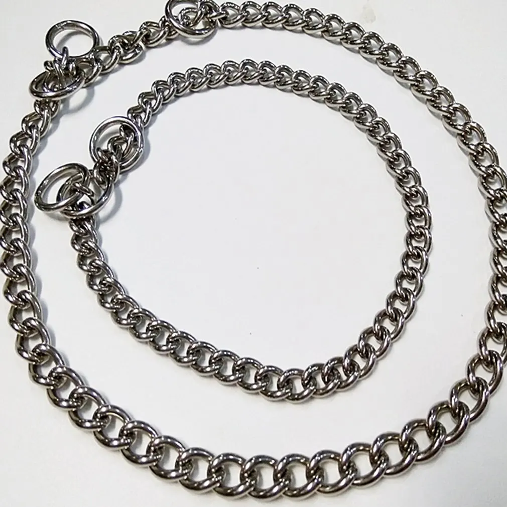 Stainless Steel Ship Chain Collar For Dog Adjustable Pet Accessories Dog Collar For Small Medium Large Dog