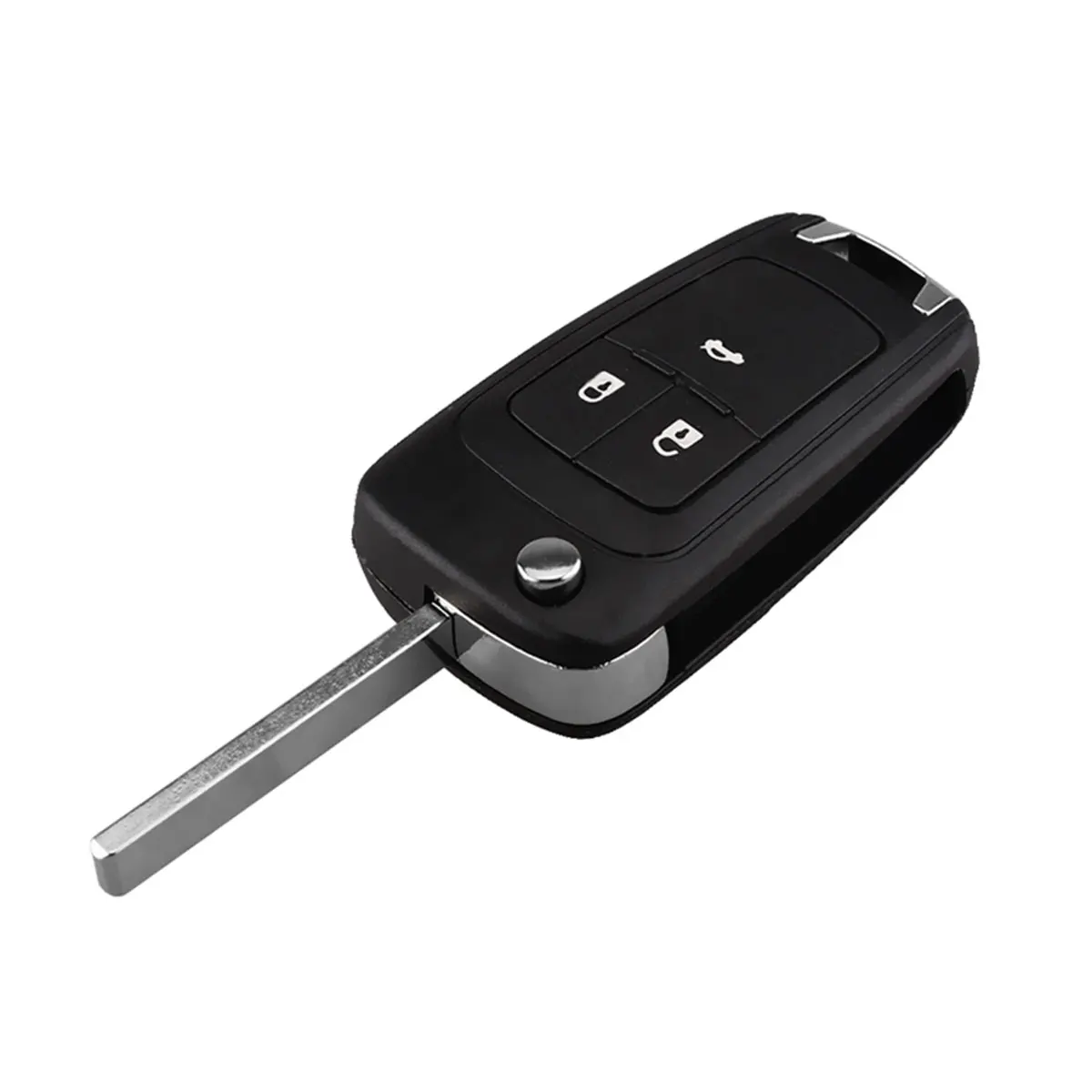 Автомобильный ключ оболочки 434 МГц 3 кнопки металла для OPEL/VAUXHALL Astra J, Corsa E, Insignia, Zafira C 2009- HU100 лезвие дистанционного ключа