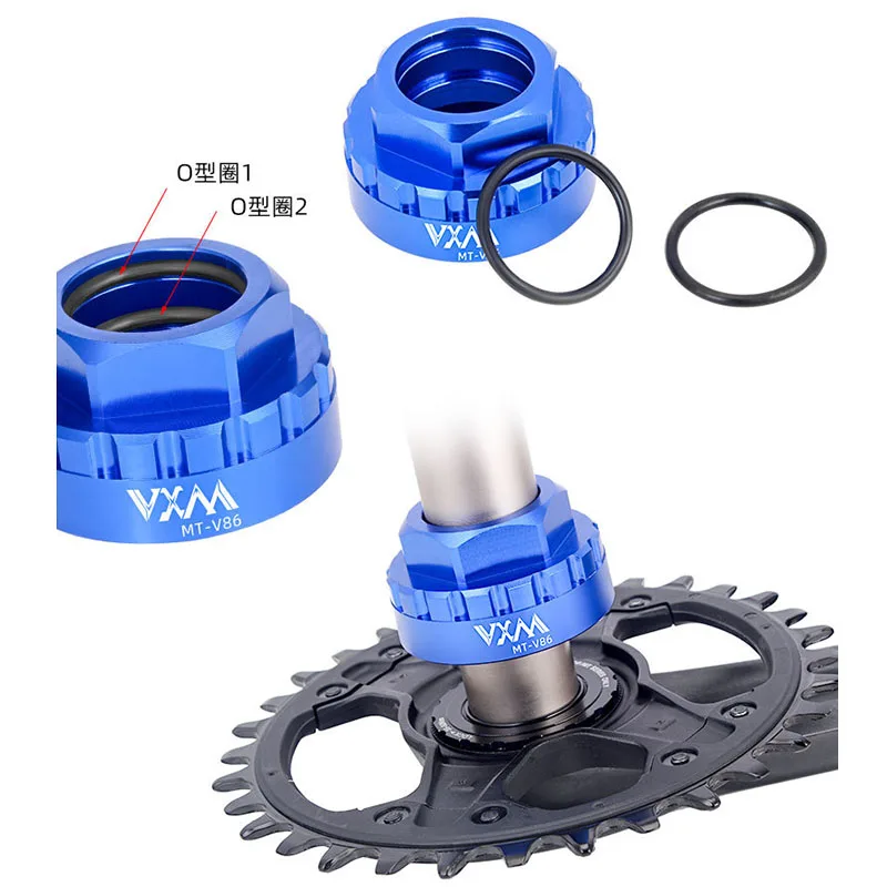 

VXM 12Speed Bicycle Chainring Lock Ring Adapter Removal Tool Direct Mount Chainring Installation Tools For M7100 M8100 M9100