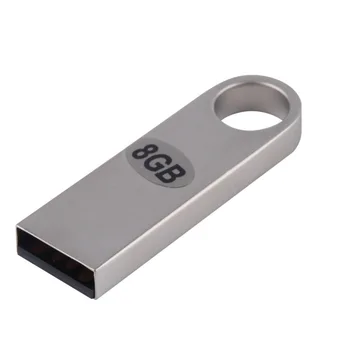 

Super High Speed Portable Simple Classic Metal Key USB 2.0 Memory Stick Flash Pen Drive U Disk 8GB Durable Solid-state Storage