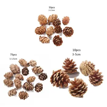 

Pine Cone Natural 0.4"- 2" Hand Selected All Natural Premium Quality Cones Decorative Home Decor Resin Jewelry Art Craft