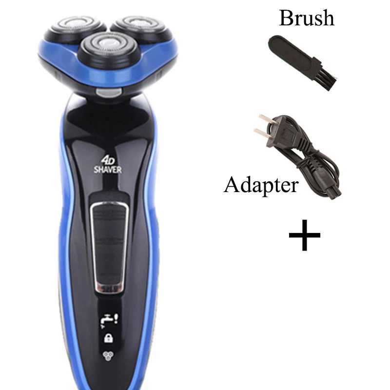 Shaver Brush Онлайн! Мужская многофункциональная Бритва для всего тела, водонепроницаемая 4D электробритва da shuo, три режущие головки Flo - Цвет: Shaver Brush