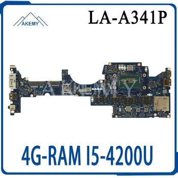 

ZIPS1 LA-A341P Laptop motherboard For Lenovo ThinkPad YOGA S1 original mainboard 4G-RAM I5-4200U