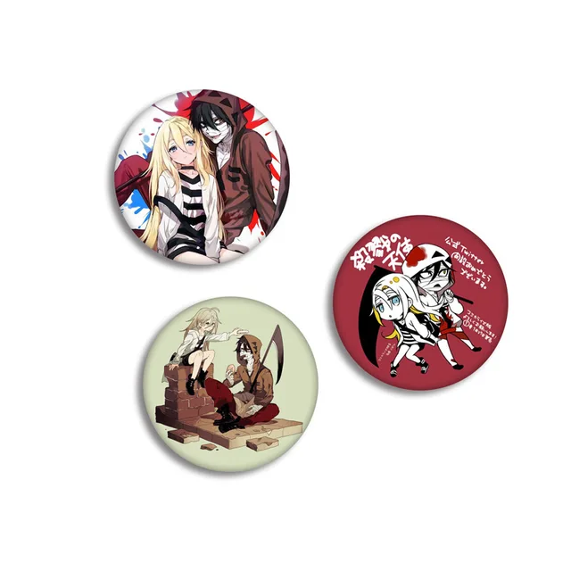 Angels of Death Anime Enamel Pin, Cosplay Badge, Mochila, Ícone Botão,  Broche dos desenhos animados, Acessórios Presentes, Frete Grátis -  AliExpress