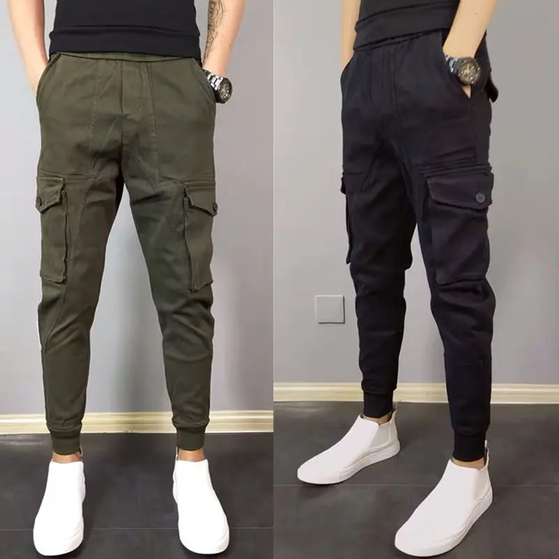 

Новинка 2021, модные мужские тактические брюки на весну и осень, дышащие повседневные длинные брюки в стиле сафари, мужские водонепроницаемые брюки-карго W188