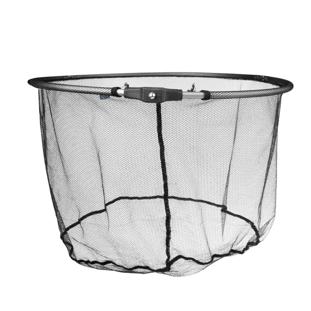 Foldable Fishing Landing Net 3 Section Big Game Carp Net Release Net 35cm/40cm/45cm Fishing Tools