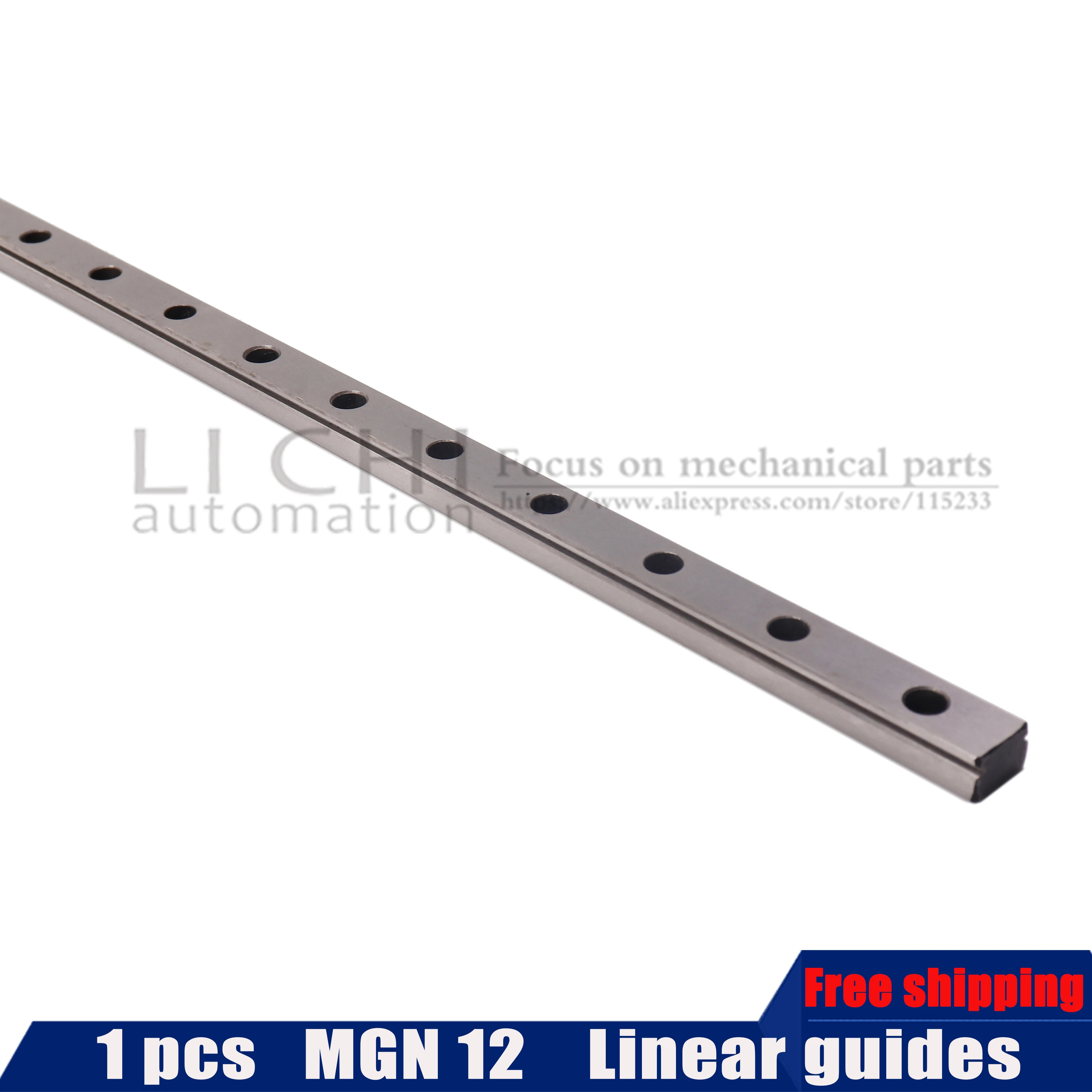 

1PCS MGN12 linear guide L 100 200 300 400 mm miniature linear rail without MGN Linear slider 3D Printer