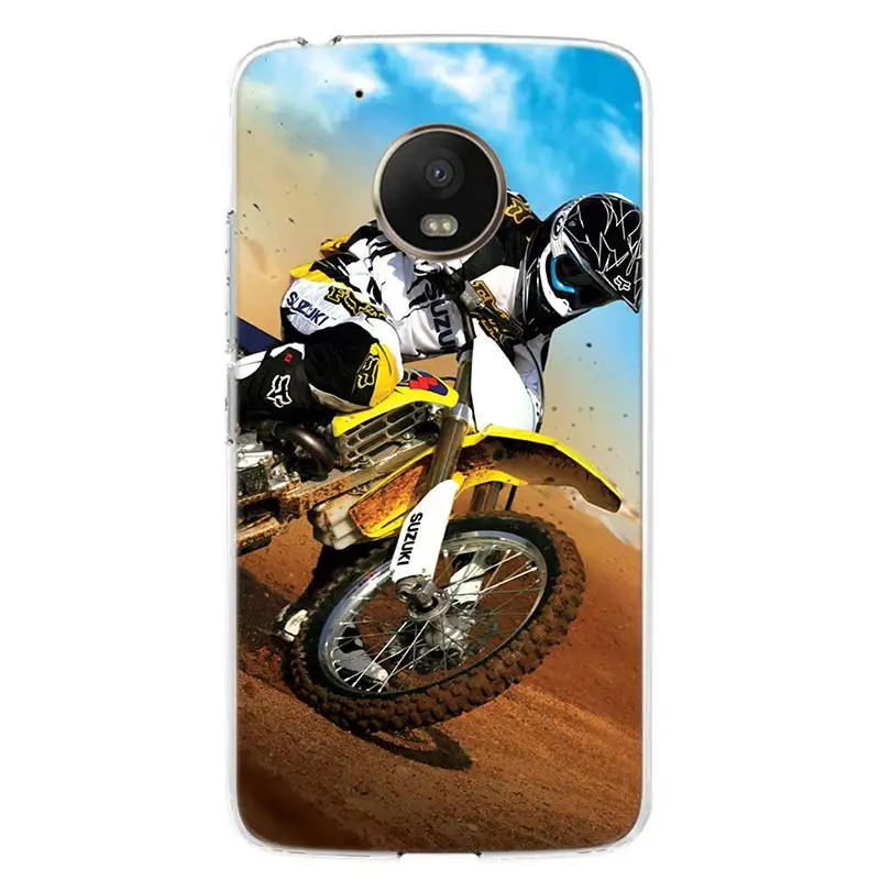 Moto Cross moto rcycle спортивный чехол для телефона для moto rola moto G7 G6 G5S G5 E4 Plus G4 E5 Play power EU подарок подходит с рисунком Coqu