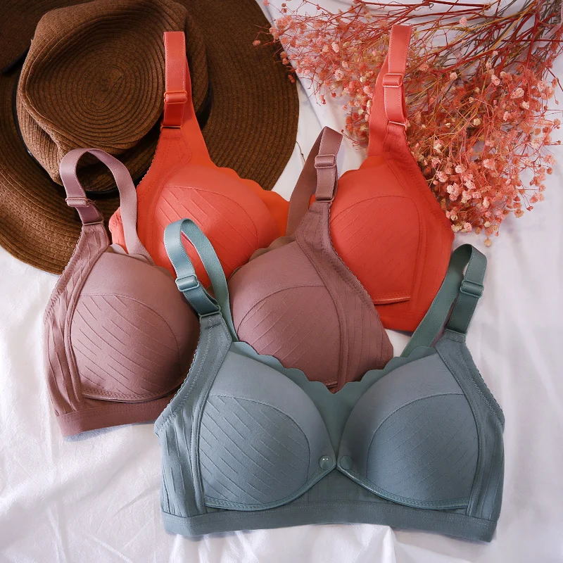 

Nursing bra pregnant women's underwear during pregnancy gathered anti-sagging breast-feeding bra maternity underwear