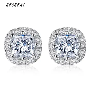 

Fashion Full Big Natural Crystal From Austria 925 Sterling Silver Luxury Stud Earrings Women Personalized Earrings Fine Jewelry