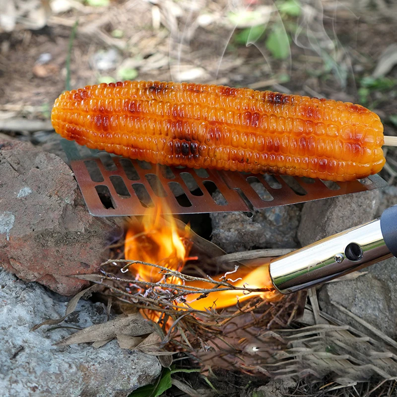 

Barbecue Board S/M Outdoor Picnic Camping Portable BBQ Grill Board Stainless Steel 22.8x15.8cm or outdoor barbecue camping