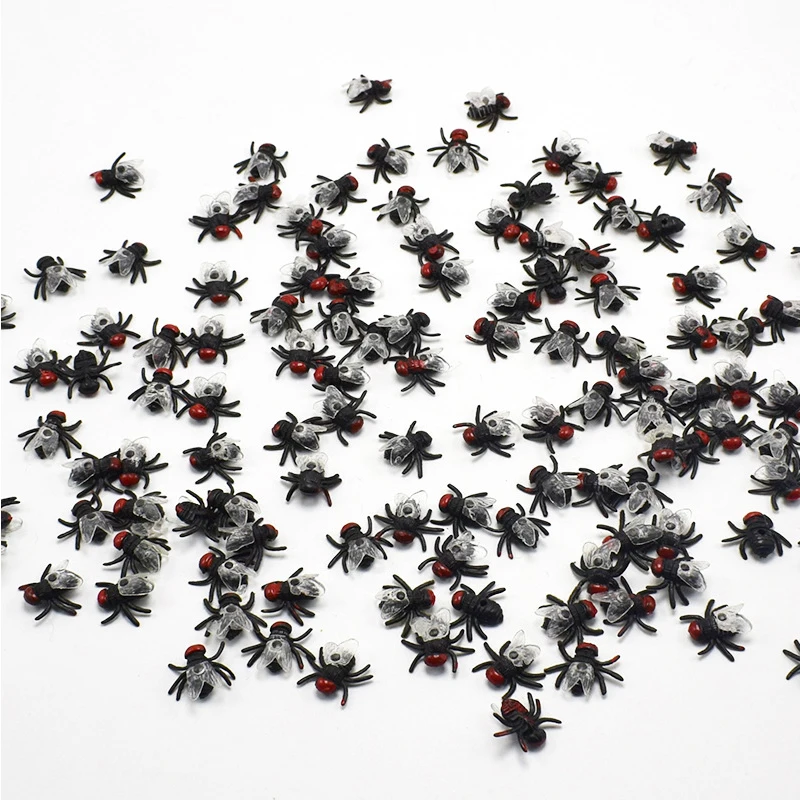 fun toy fake fly realistic insect toy scary disgusting joke April Fools Day prank props 20pc prank toys,joke toys