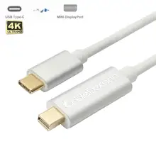 Thunderbolt 3 USB C Cable Type c to Mini Displayport for Samsung S9 Macbook Pro Dell XPS USB C to Mini DP Adapter