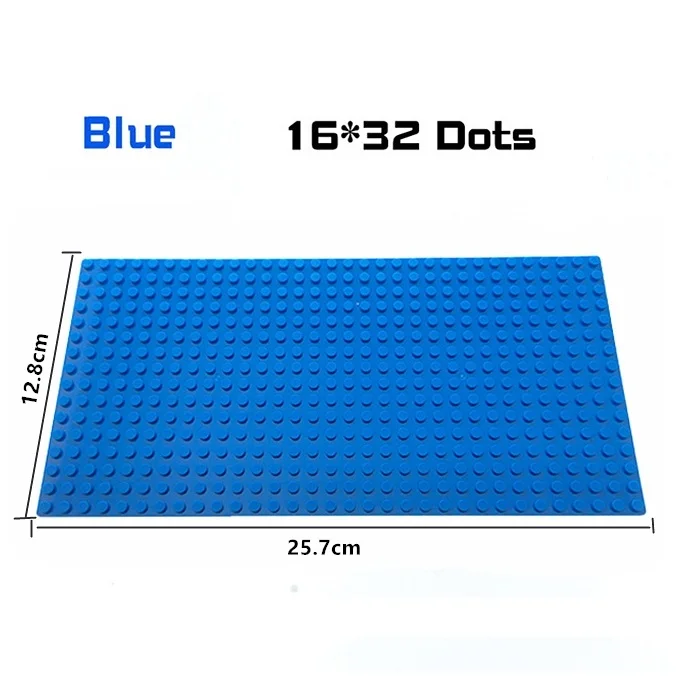 Large Building Blocks Baseplate for Creative Play - DIY Plastic Plate for Kids' Toy Construction