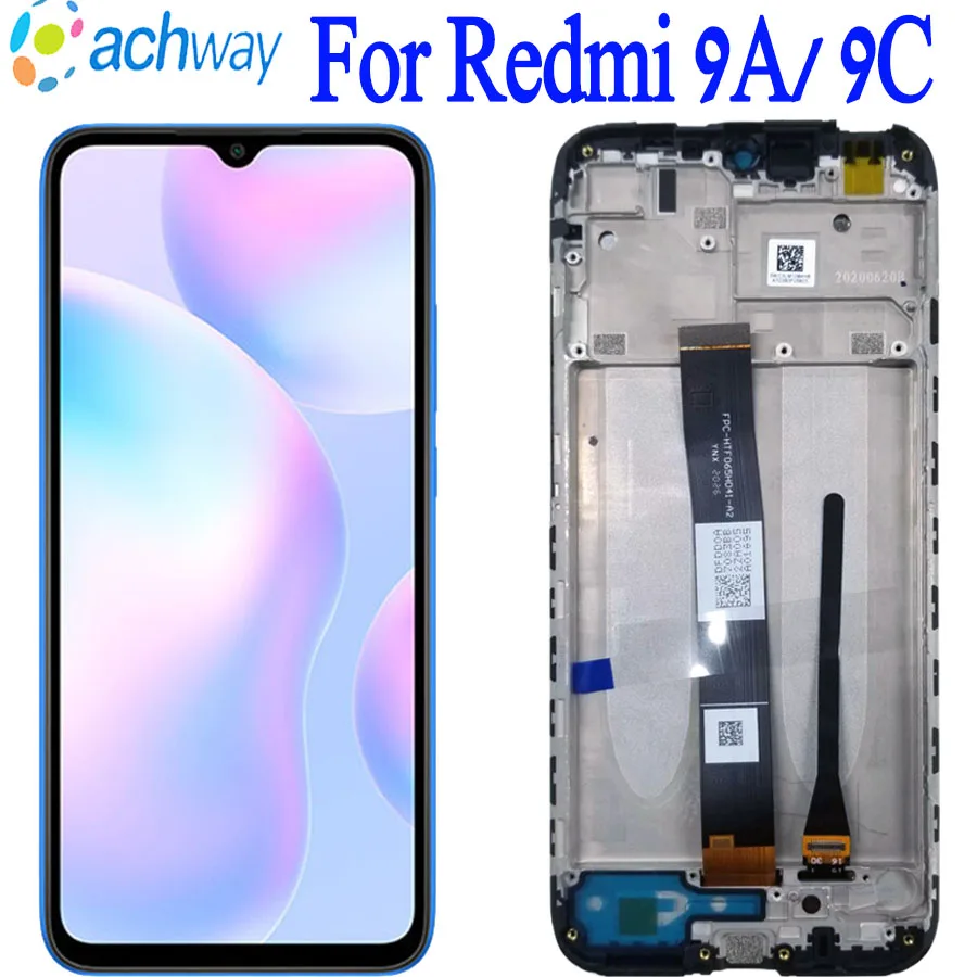 Оригинальный 6 53 &quotдля Xiaomi Redmi 9A ЖК-дисплей сенсорный экран дигитайзер сборка 9c