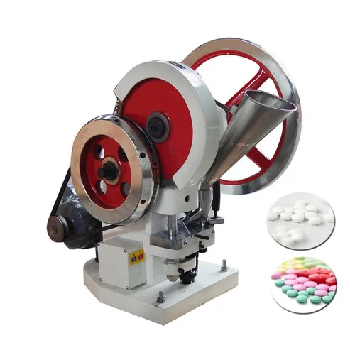 

TDP-1.5 Single Electric Punch Tablet Press Machine 110V Pressure Harder Candy Sugar Milk Maker Punch Tablet Making Machine