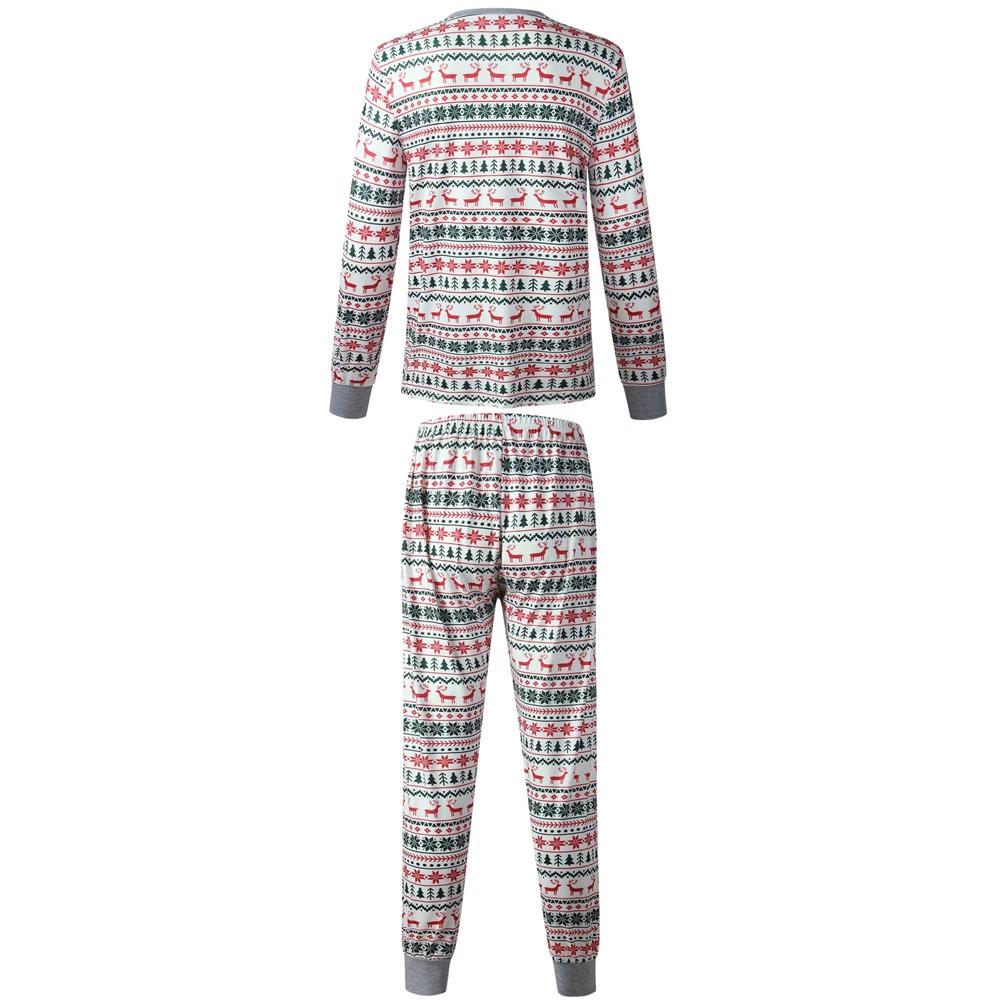 Одинаковые комплекты для семьи; рождественские пижамные наборы; Рождественская одежда для сна с принтом для мамы и дочки; пижамный комплект