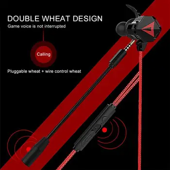 

Gaming Headset With Double Detachable MIC Microphone Sets For PS4 PC Laptop