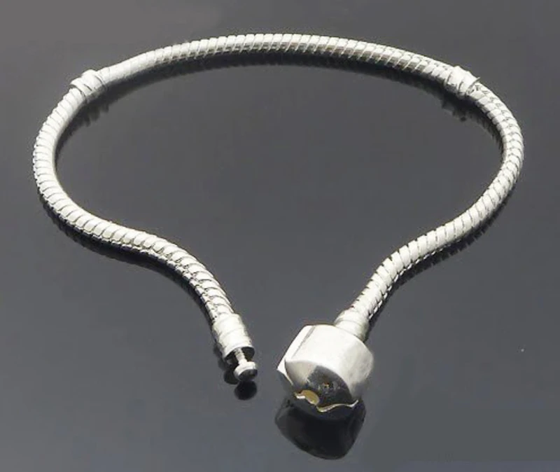 YANHUI 925 цельный серебряный браслет в виде змеиной кости Pan, хорошее ювелирное изделие, основные очаровательные браслеты для женщин Pulseira HS005