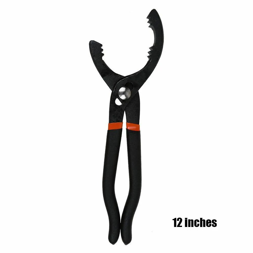 Car Clamp Adjustable Oil Filter Pliers Wrench Hand Removal Tool&T8 - Цвет: 12 inches