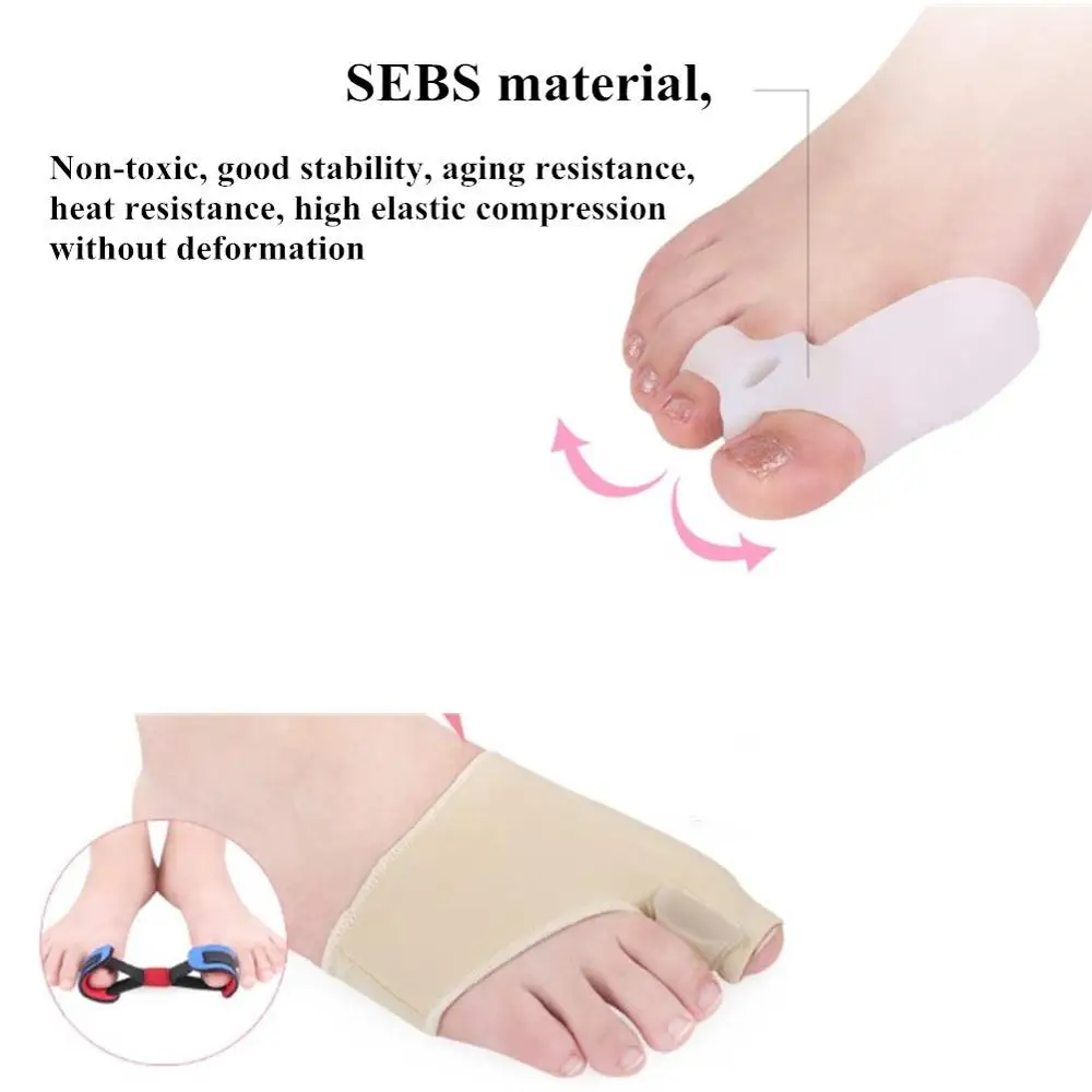 5 шт./компл. разделитель для пальцев ног снятие боли в ступнях коррекция подъемная