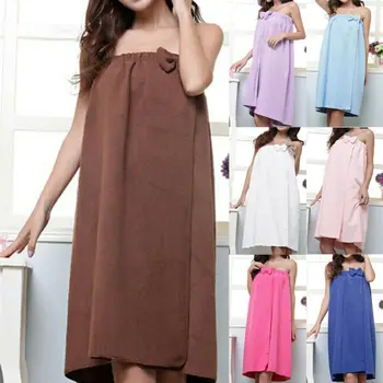 

140x75cm Home Textile Towel Women Robes Bath Wearable Towel Dress Womens Lady Fast Drying Beach Spa Nightwear Sleeping Dropship