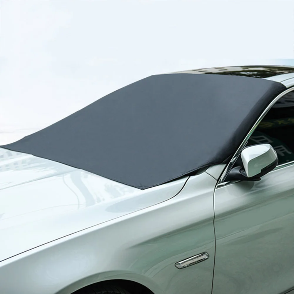 Car Magnet Windshield Cover Snow Cover Sunshade Ice Snow Frost Protector for Most of Car Window Mirror Protector
