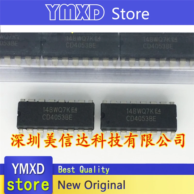 

10 шт./лот новый оригинальный CD4053BE CD4053 DIP16 Комплект из трех предметов: два аналоговых переключатели в наличии