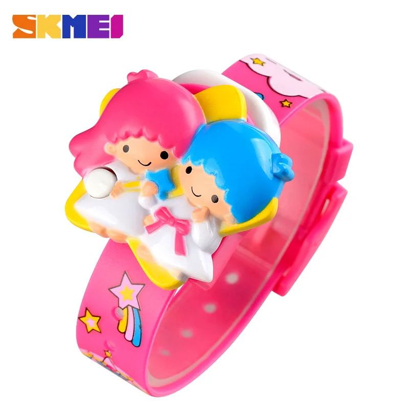 

SKMEI Creative Cute 3D Cartoon Anime Princess Kids Sports Watches Casual Girls Boys Date Clock Children Digital Wristwatch 1749