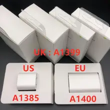 10 шт./лот высокое качество 5 Вт 5 В 1A A1400 A1385 ЕС США вилка USB настенное зарядное устройство адаптер переменного тока для i 7 6 6S Plus 5s 5C с розничной коробкой