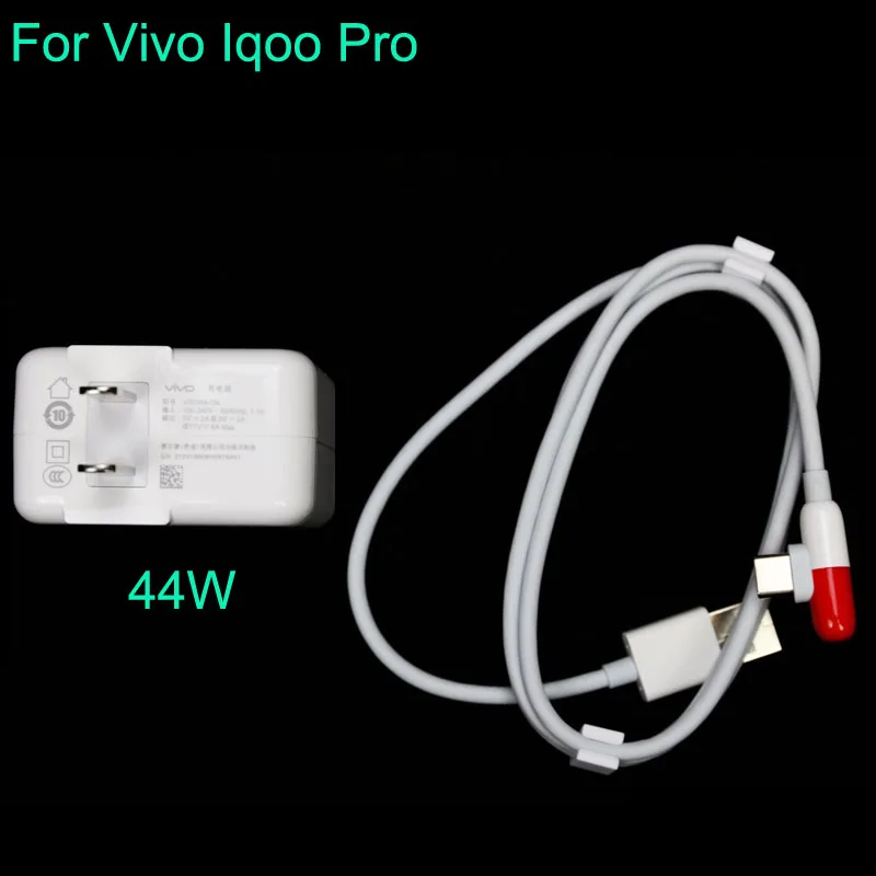 Original For Vivo Iqoo Pro USB Type-C 44W Ultra Fast Flash Charging Fast Charging Charger Cable USB-C Cabel For Vivo Iqoo pro