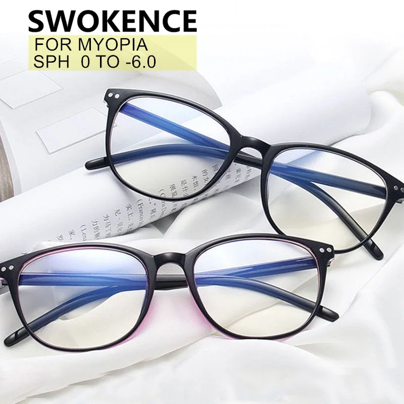 Очки для близорукости SWOKENCE диоптрий от 0 до 1 5 -6.0 мужчин и женщин элегантная