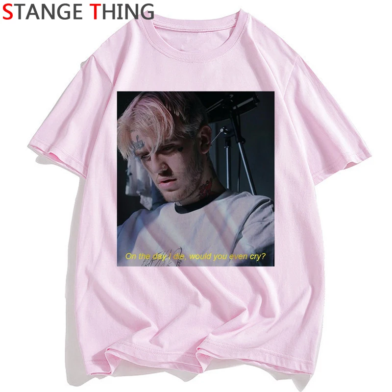 Lil Peep Женская футболка Rip рэпер Peep. Футболка Cry Baby в стиле хип хоп с забавным