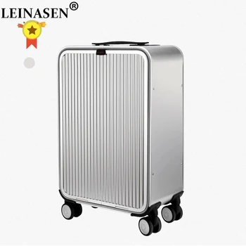 

LEINASEN 20" 24" inch aluminium suitcase TAS LOCK 100% spinner business trolley luggage bag on wheel