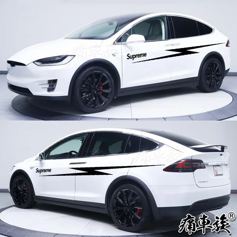 

Наклейка для автомобиля Tesla Model X, наклейка для внешнего украшения кузова, Модифицированная наклейка для электромобиля, модель S, пленка