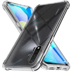 Crystal Soft Reinforced Silicone Back Case with Rubber Bumper for Samsung Galaxy S10e (Transparent)