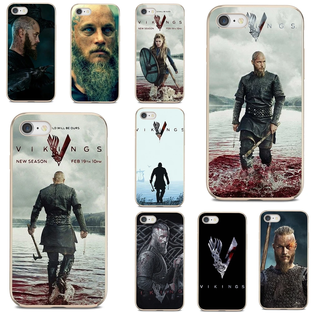 Силиконовый чехол для Xiaomi mi Redmi Note 3 4 4X 5 6 7 8 8t 9 9s 9t 10 pro lite Ragnar-Lothbrok-Vikings | Мобильные