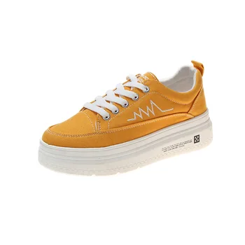 

2020 Autumn All-match Canvas Shoes Women's Running Fashion Platform Casual Sneakers Women Platform Sneakers